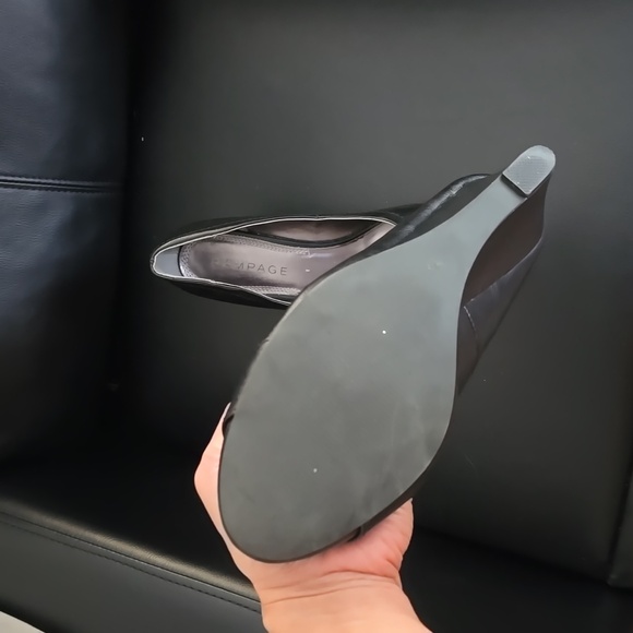 Rampage Black 2.25" platform heels - Picture 3 of 4